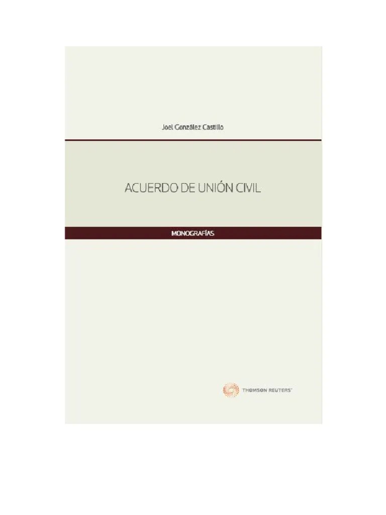 Acuerdo De Union Civil | PDF