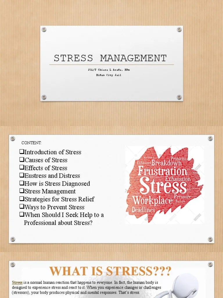 Stress Management | PDF