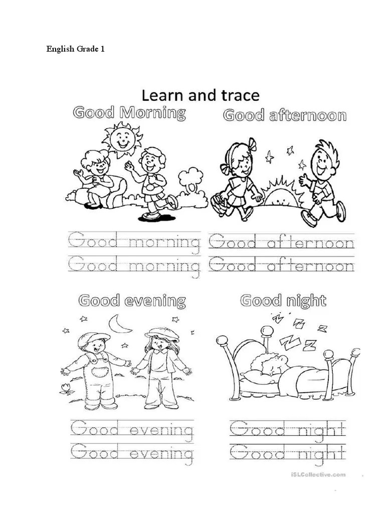 English Grade 1 | PDF