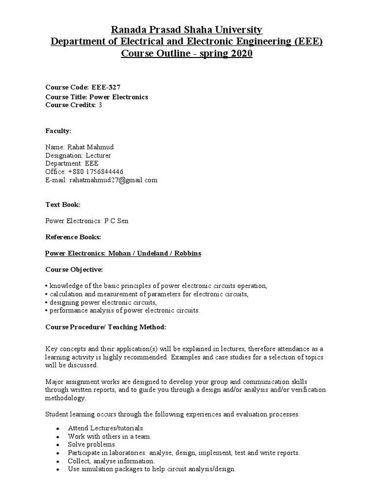 Power Electronics | Download Free PDF | Power Inverter | Power Electronics