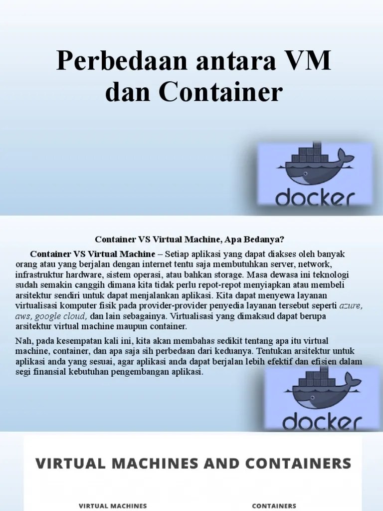 Vm Vs Container | PDF