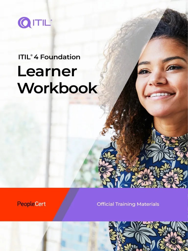 ITIL 4 Foundation - Learner Workbook - Digital | PDF