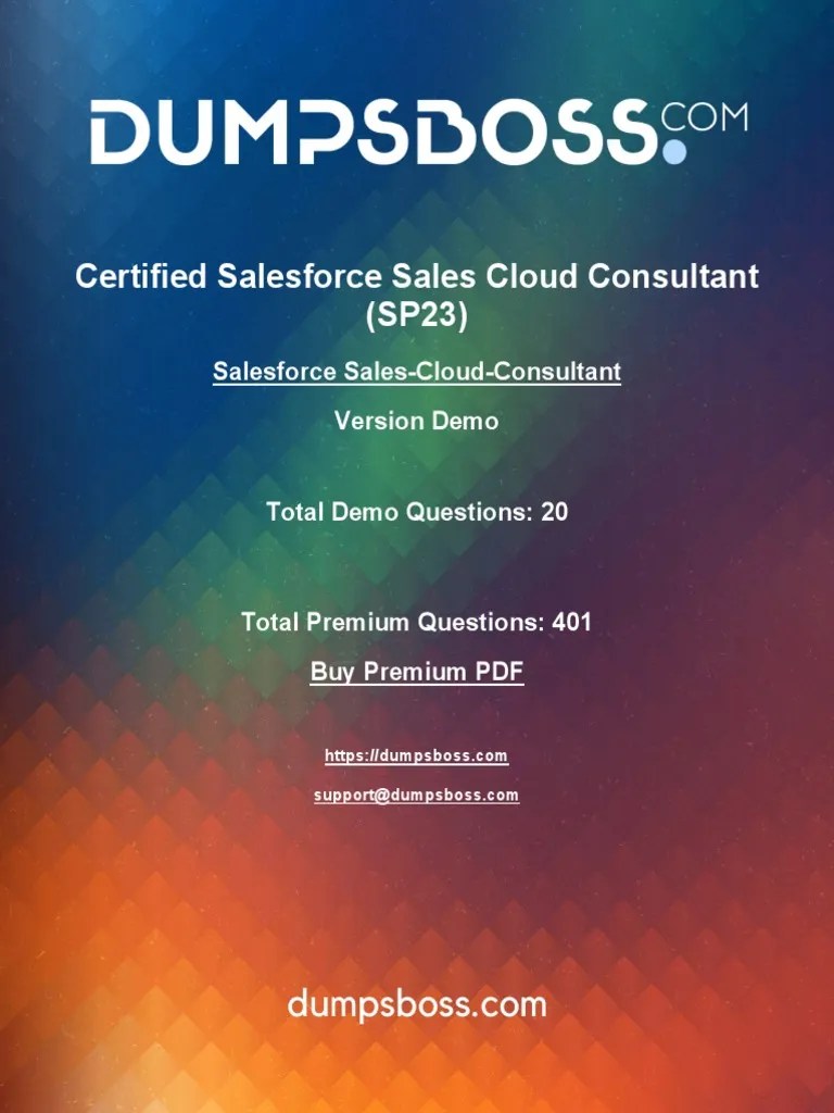 Sales Cloud Consultant Demo | PDF | Customer Relationship Management ...