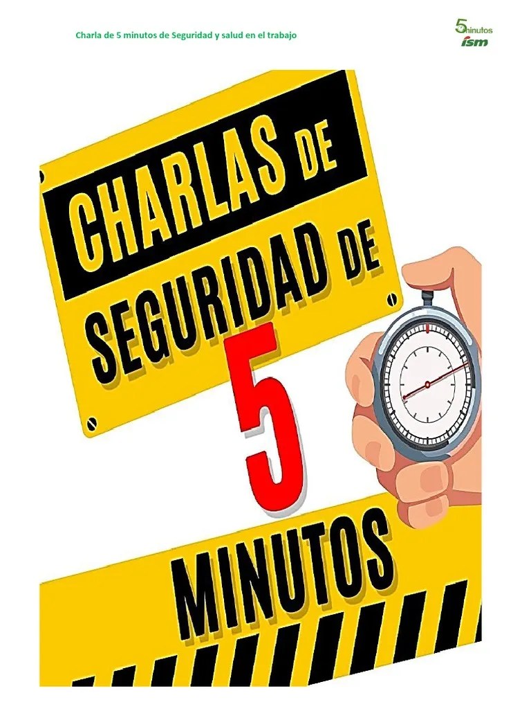 Temario De Charla De 5 Minutos Salud Ocupacional | PDF