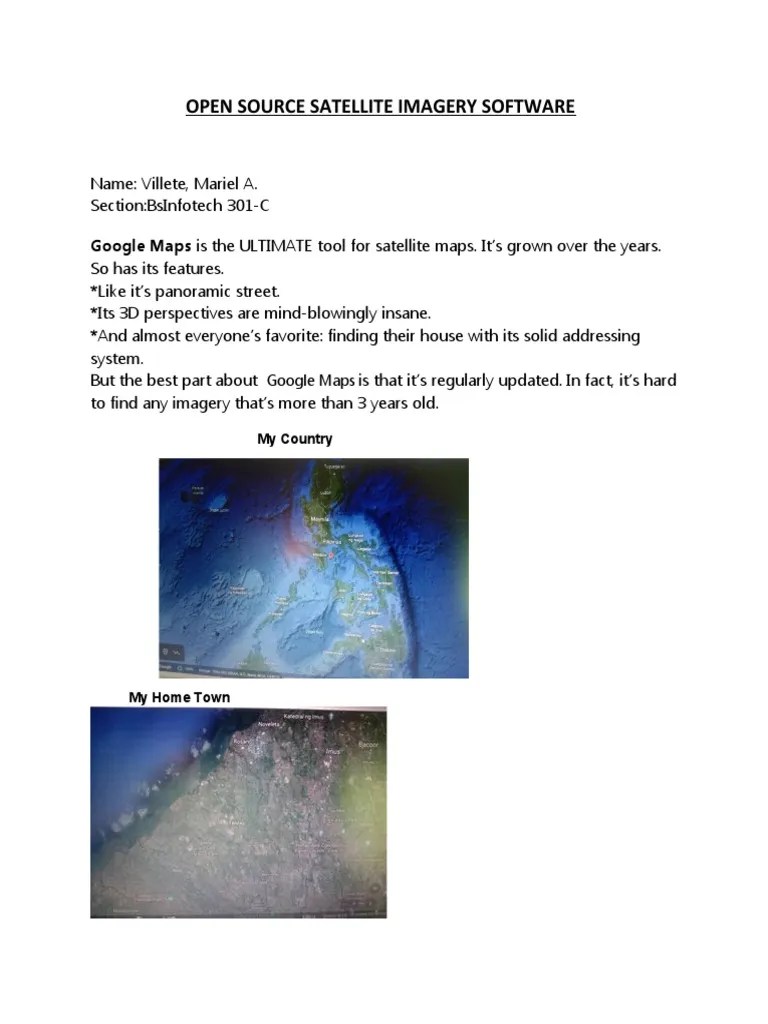 Open Source Satellite Imagery Software | PDF