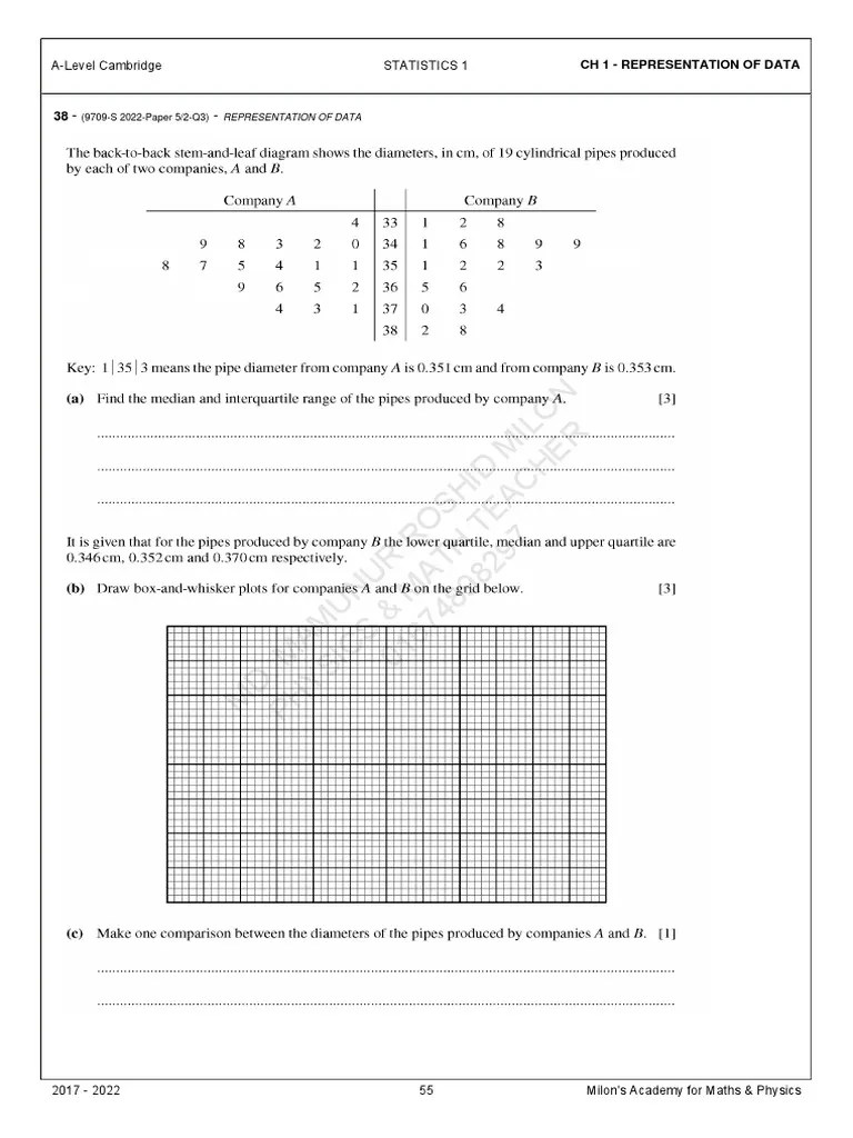 PROBABILITY STATISTICS 1 P5 Pages 55 58 | PDF