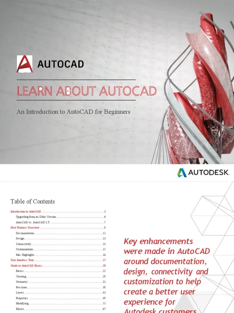 An Introduction To Autocad For Beginners | PDF | Auto Cad | Graphical ...