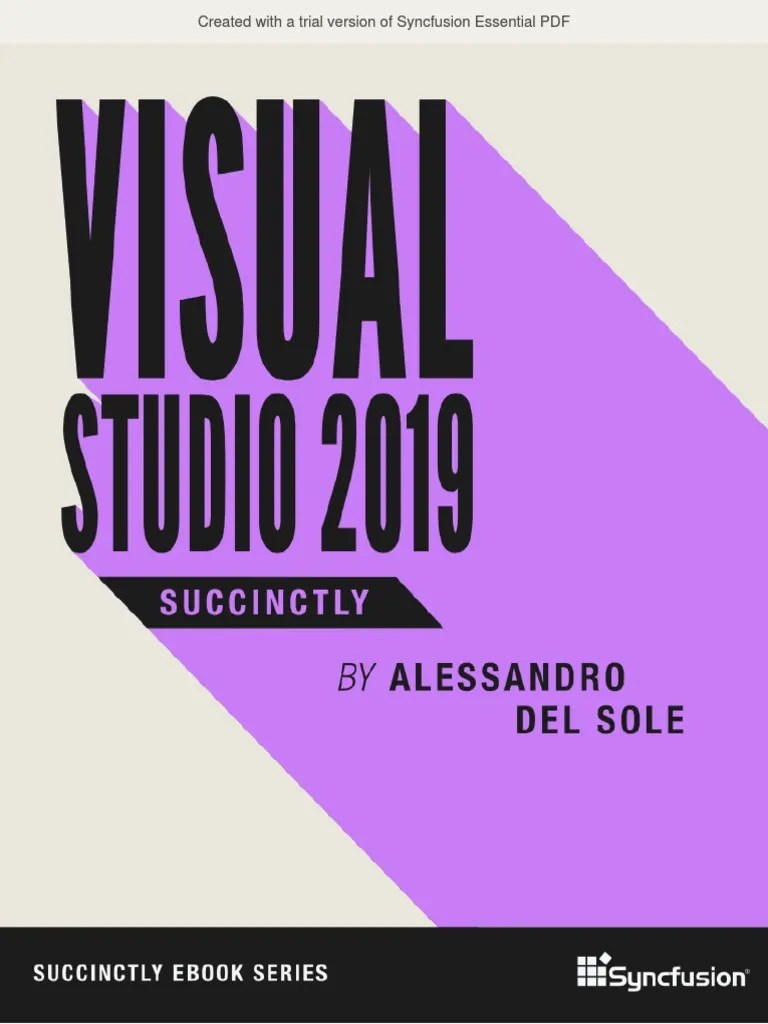 Visual Studio 2019 Succinctly | Download Free PDF | Installation ...