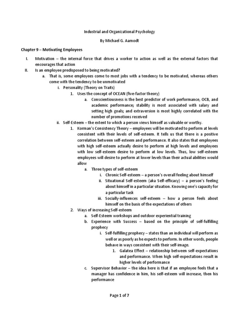 Motivating Employees Handouts | PDF | Motivational | Motivation