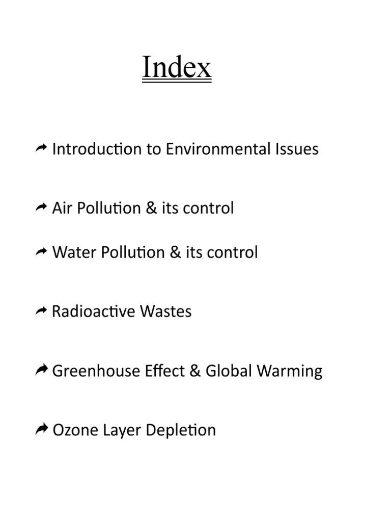 Environmental Issues | PDF | Deforestation | Climate Change