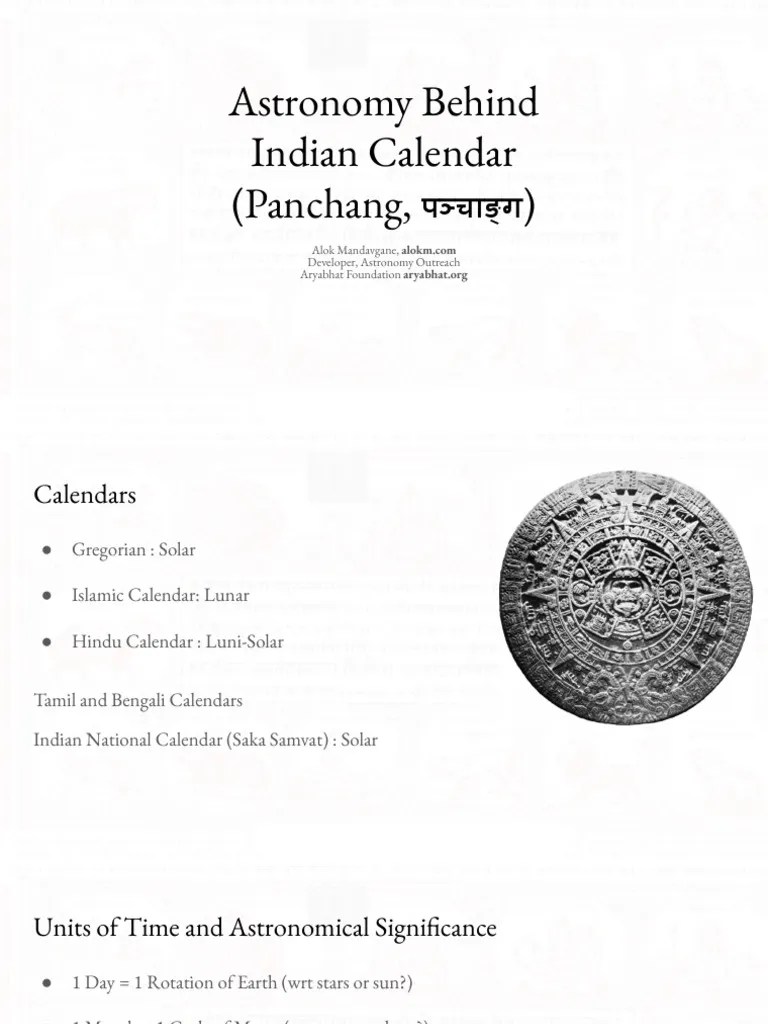 Astronomy Behind Indian Calendar | PDF | Calendar | Astronomy