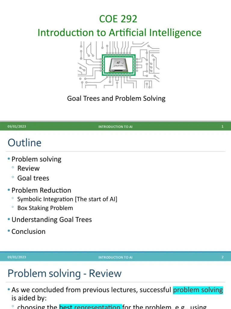 Topic 2 Goal Tree And Problem Solving | PDF | Artificial Intelligence ...