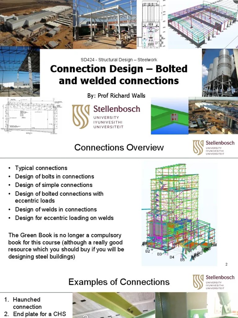 08.02 Connection Design | PDF | Strength Of Materials | Screw