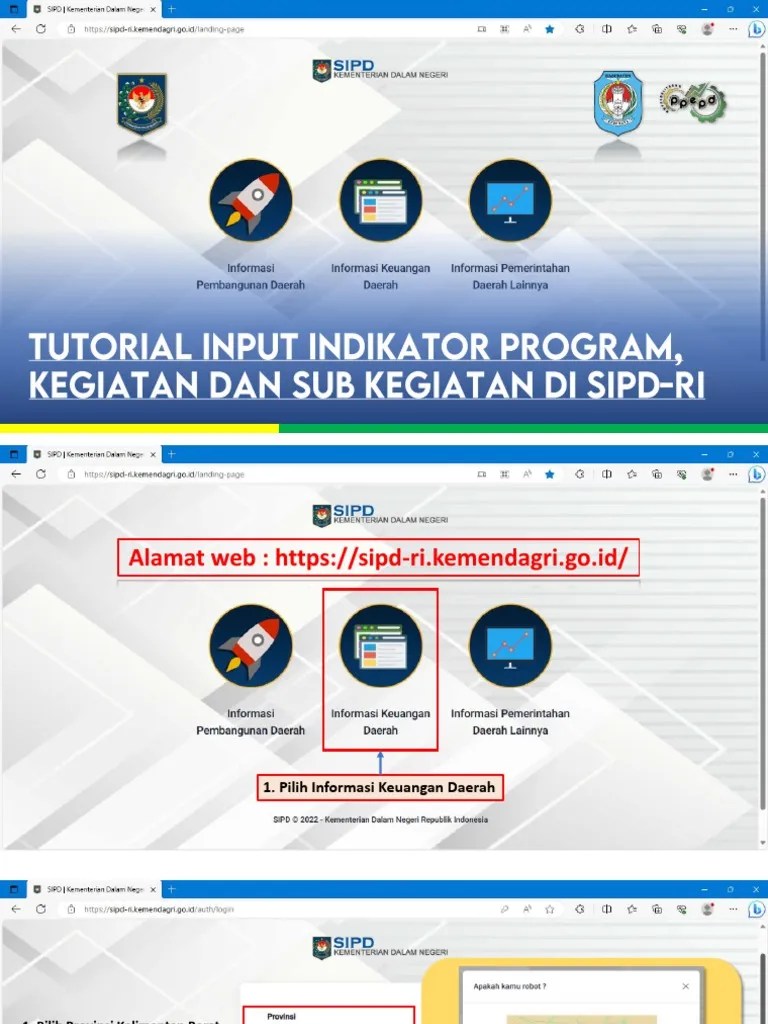 Tutorial Input Indikator Program Kegiatan Di Sipd-Ri | PDF