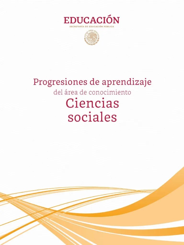 Progresiones De Aprendizaje - Ciencias Sociales | PDF