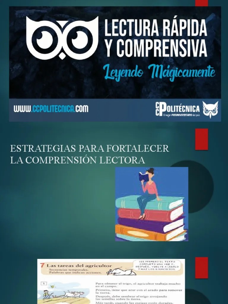 Estrategias Para Fortalecer La Comprensión Lectora | PDF