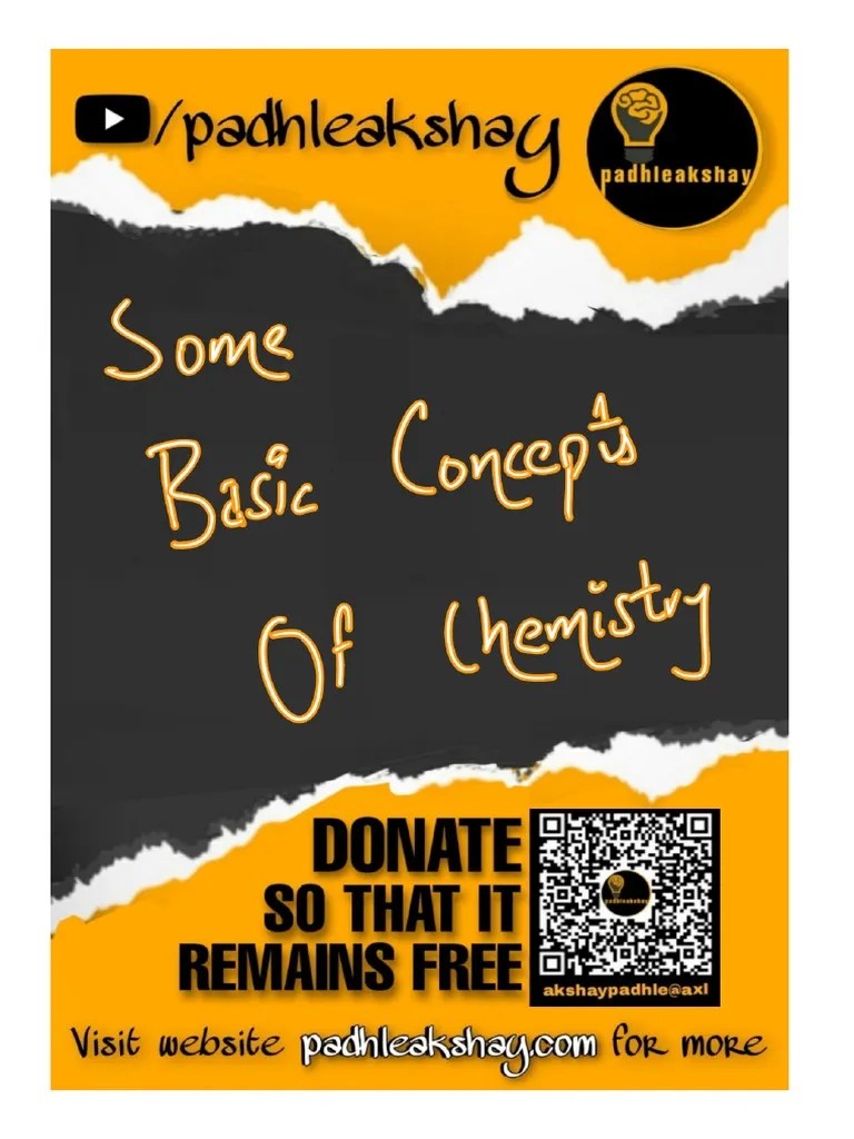 Basic Concepts Of Chemistry Notes - Class 11 JEE | PDF | Mole (Unit ...