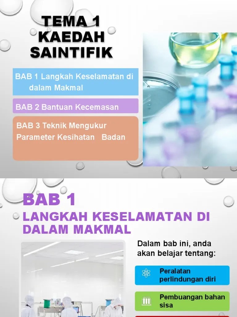 1.1 Langkah Keselamatan Di Dalam Makmal | PDF