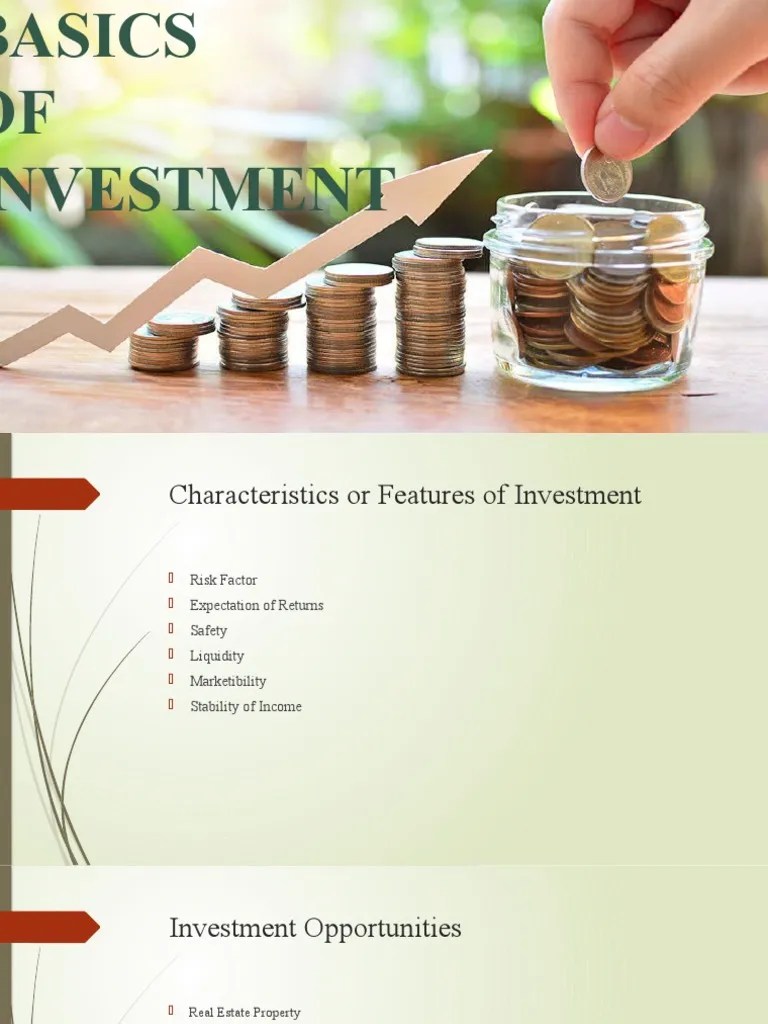 Basics Of Investment | PDF