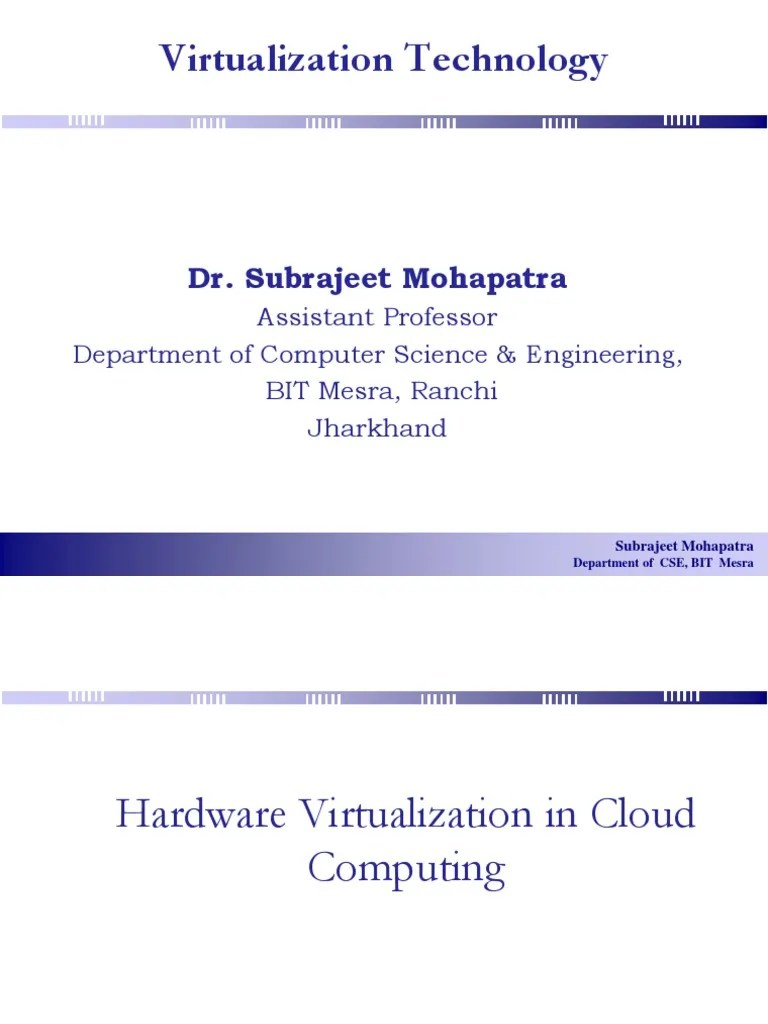 Hardware Virtualization | PDF