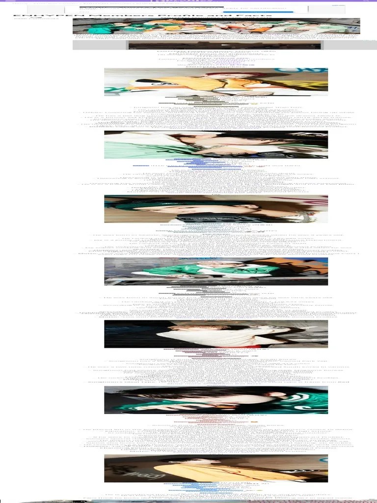 ENHYPEN Members Profile And Facts (Updated!) | PDF