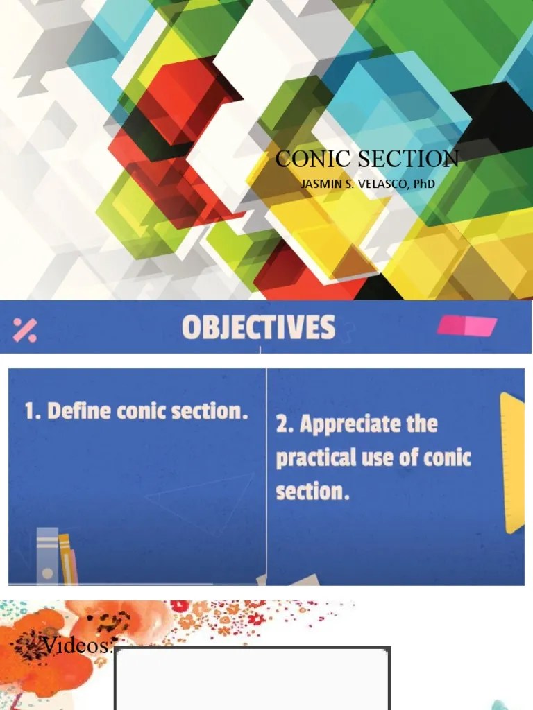 Conic Section | PDF | Ellipse | Euclidean Geometry