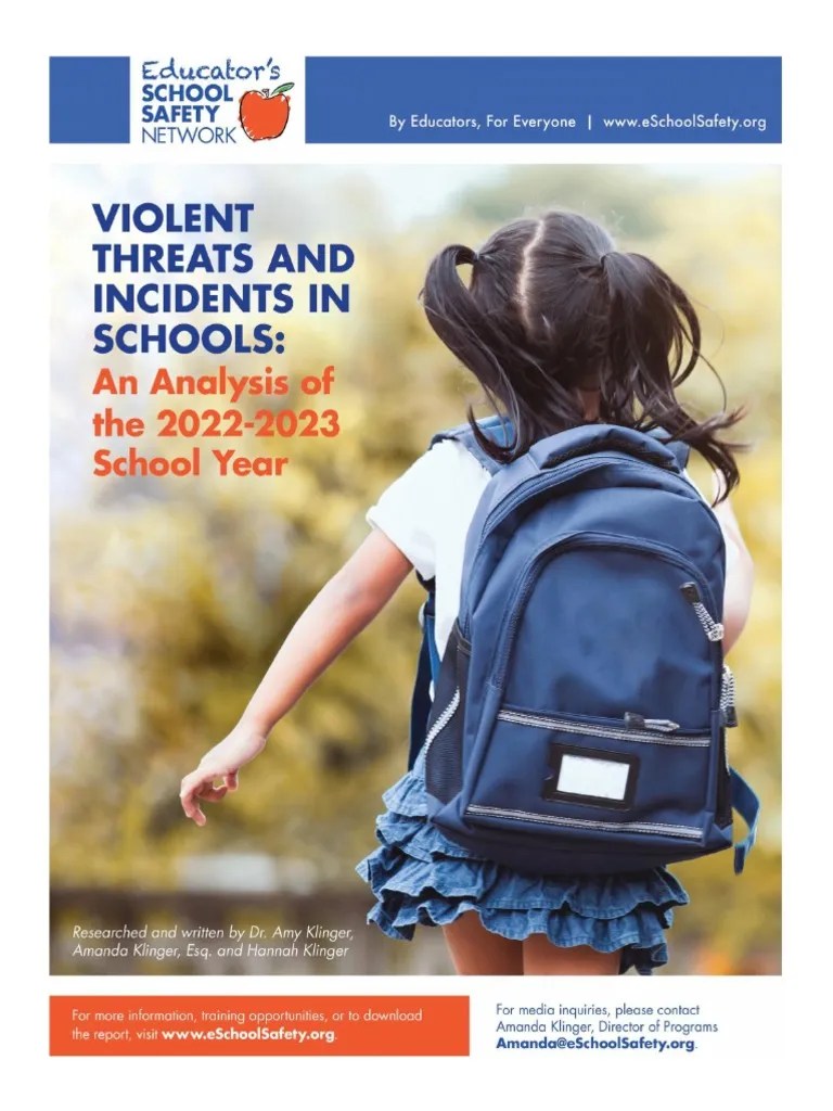 Educator's School Safety Network Report On Violent Threats And ...