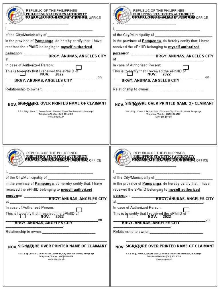 Proof Of Claim | PDF