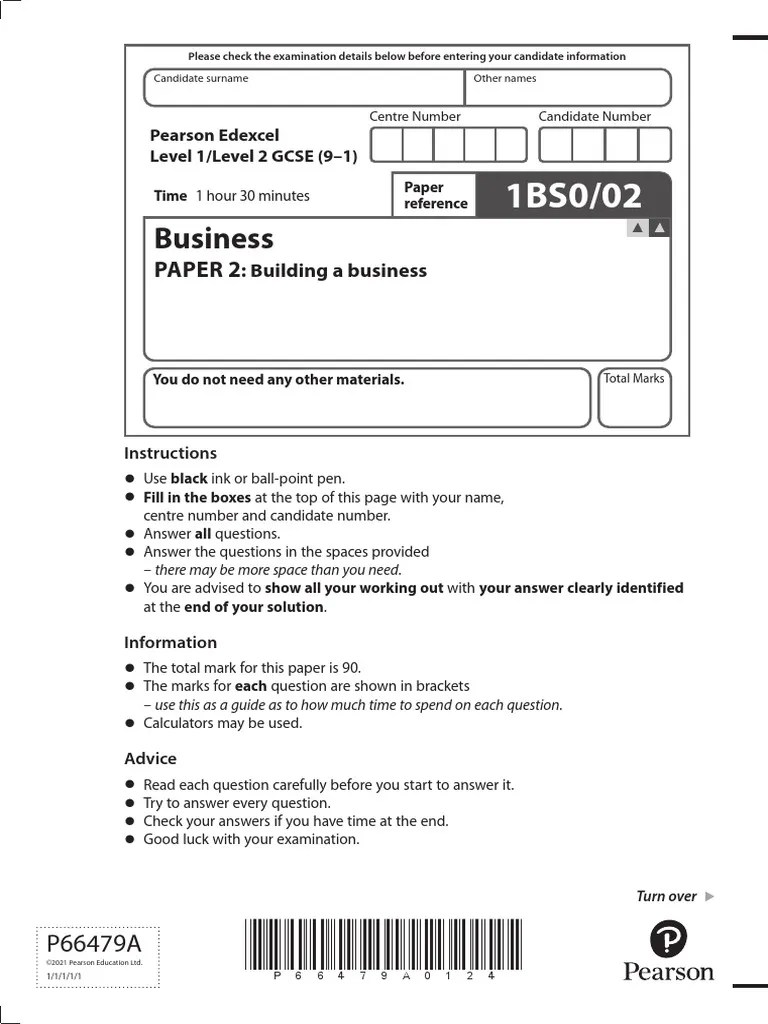 Business P2 2021 | PDF | Economies | Business