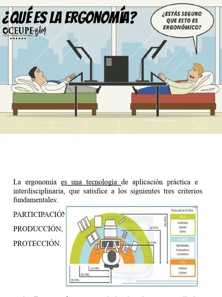 Ergonomia | PDF | Factores Humanos Y Ergonomía | Diseño