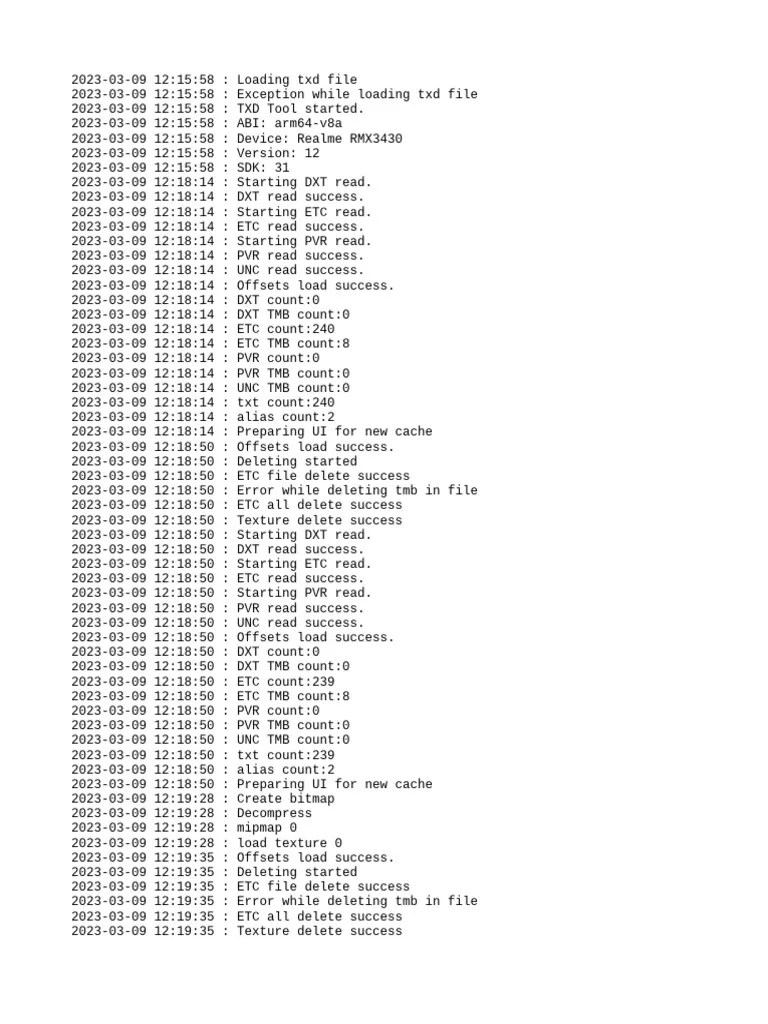 Log | PDF | Texture Mapping | Data Compression