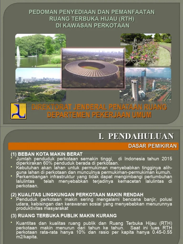 Ruang Terbuka Hijau | PDF