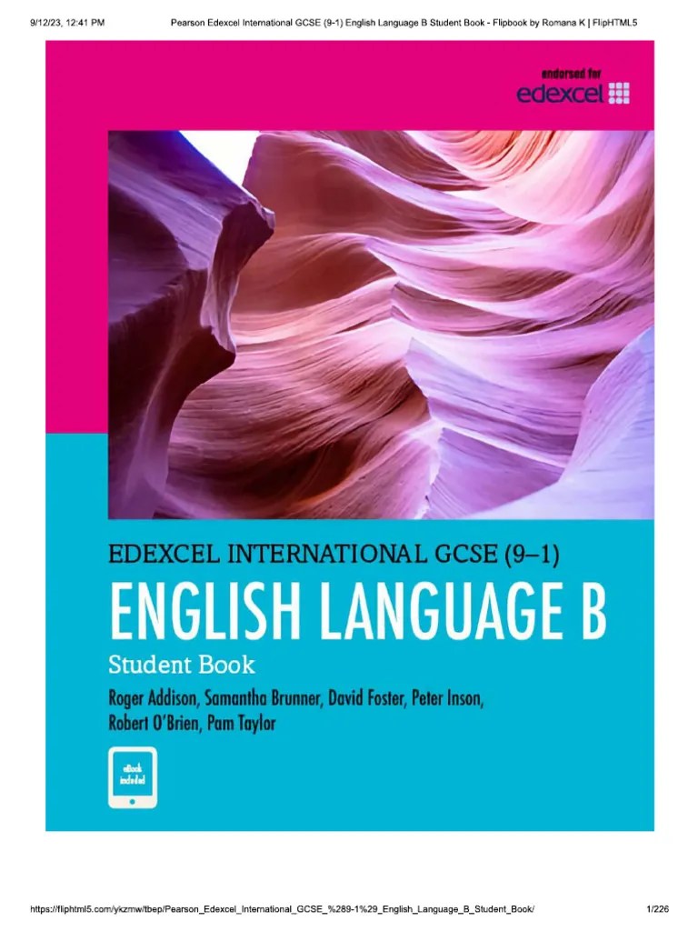 Pearson Edexcel International GCSE (9-1) English Language B Mounir | PDF
