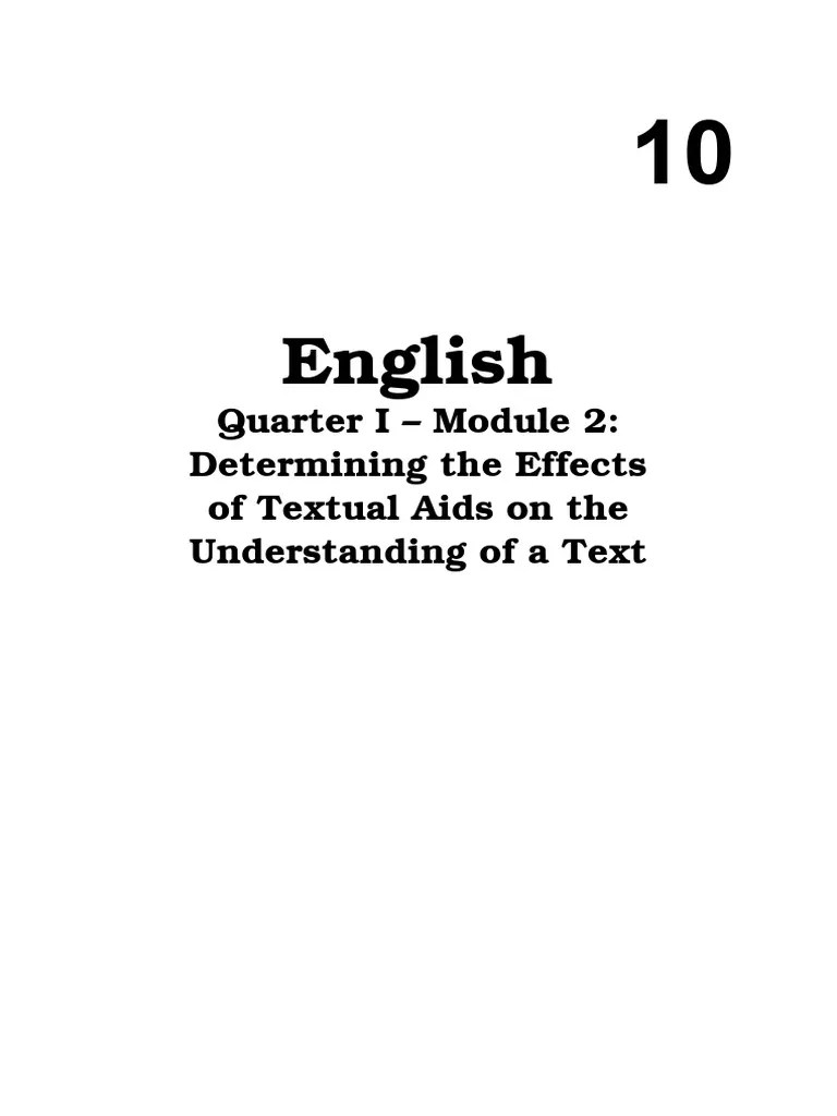 Q1 English10 Module 2 | PDF | Infection | Causality