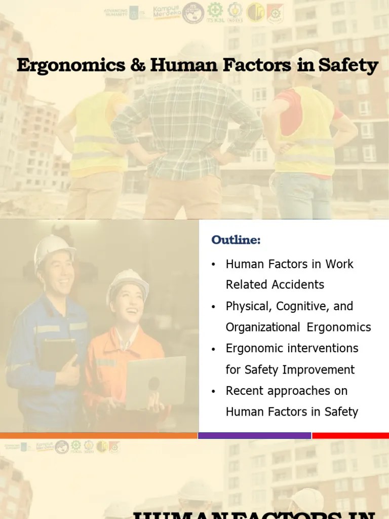 Ergonomics & Human Factors In Safety | PDF | Human Factors And Ergonomics | Psychology