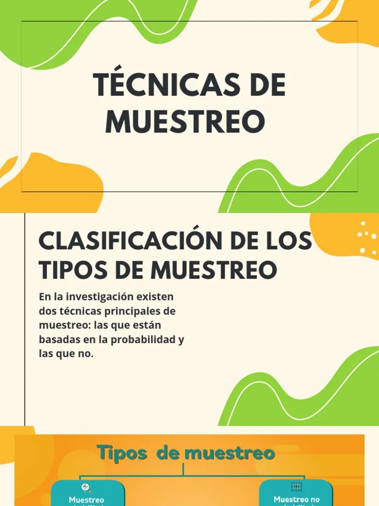 Técnicas De Muestreo | PDF | Muestreo (Estadísticas) | Estadísticas