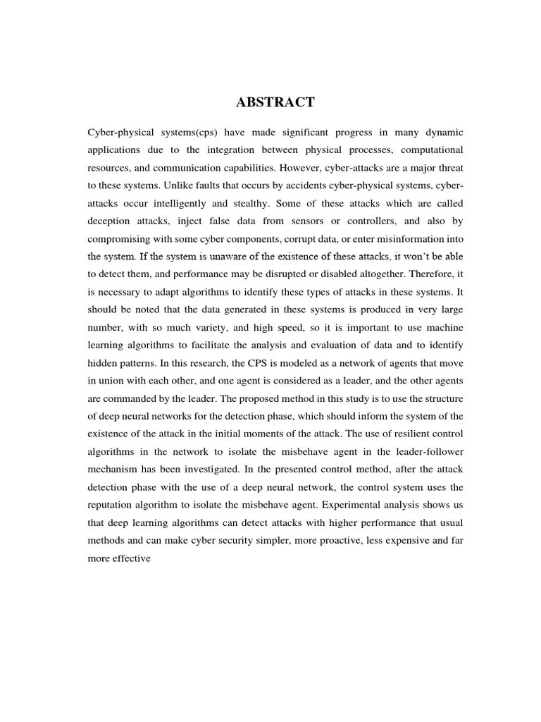 Detection Of Cyber Attacks Using Ai | PDF | Object Oriented Programming ...