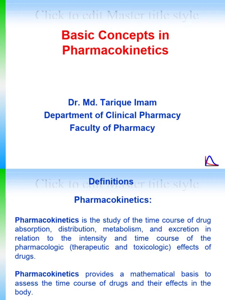 Basic Pharmacokinetics | PDF | Bioavailability | Pharmacokinetics