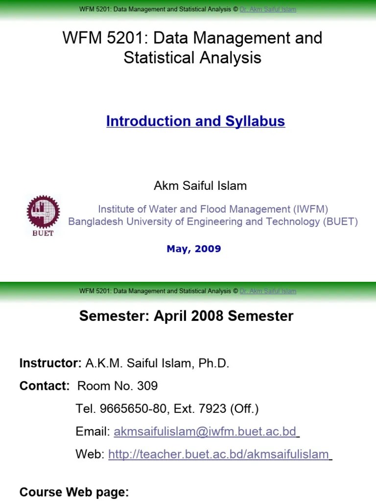 Intro | PDF | Statistics | Data Analysis