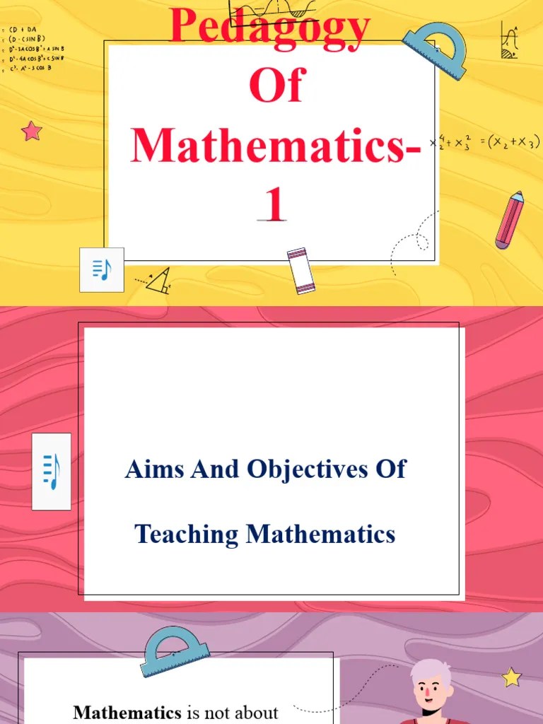 Aims And Objectives Of Teaching Mathematics-2 | PDF | Mathematics | Thought