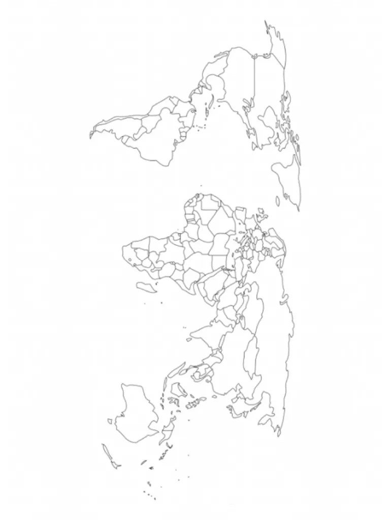 Political world map