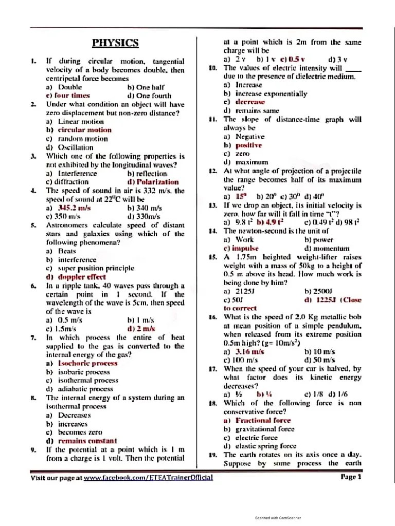 MCAT Sample Test | PDF