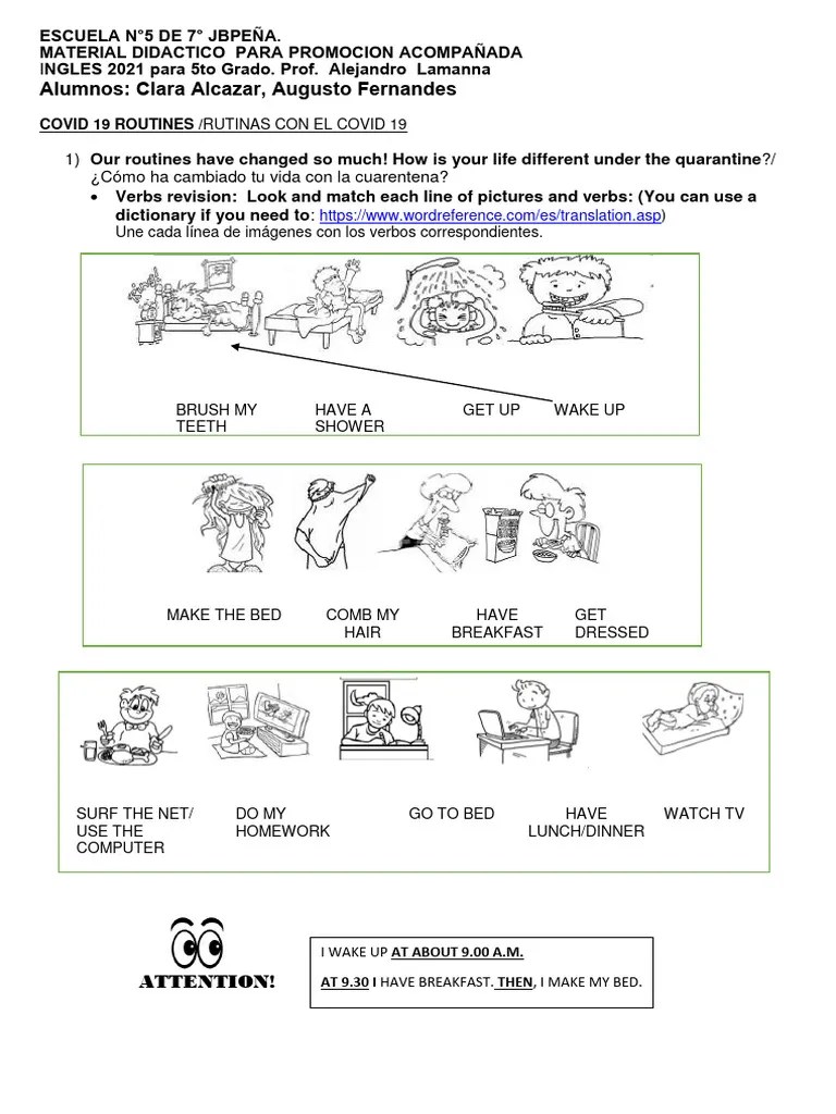 Actividades Segundo Ciclo 2 | PDF