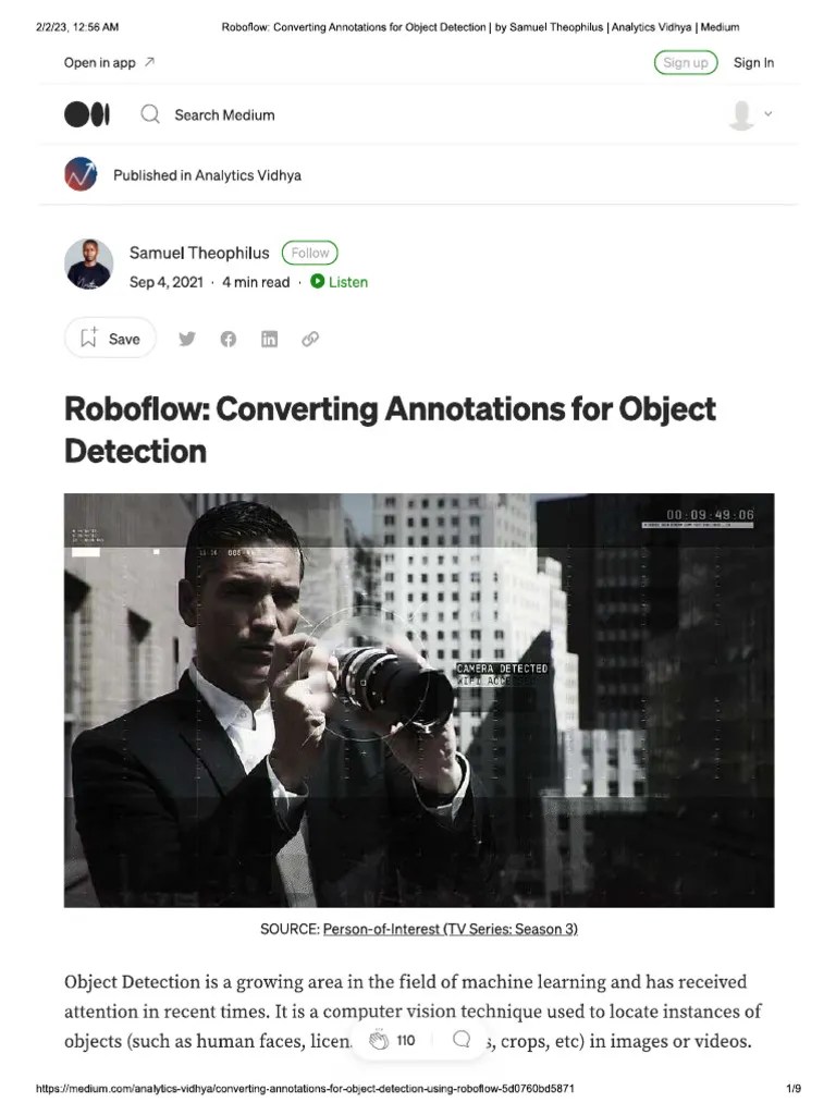 Roboflow Converting Annotations For Object Detection | PDF