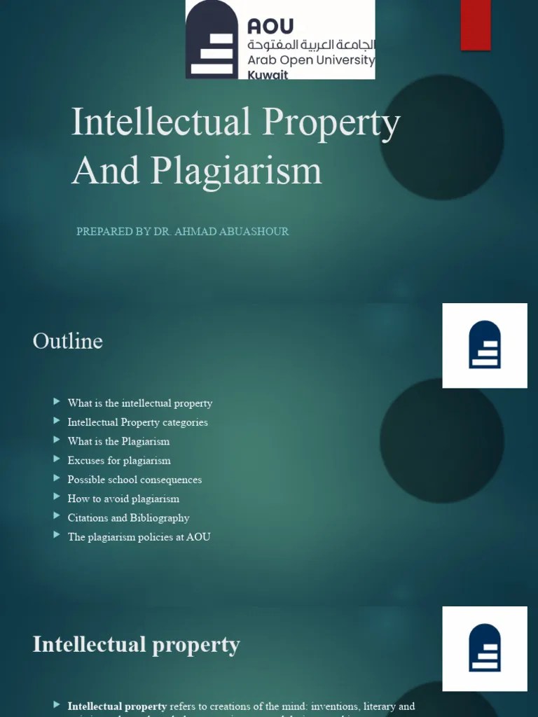 Intellectual Property And Plagiarism | PDF | Plagiarism | Intellectual ...