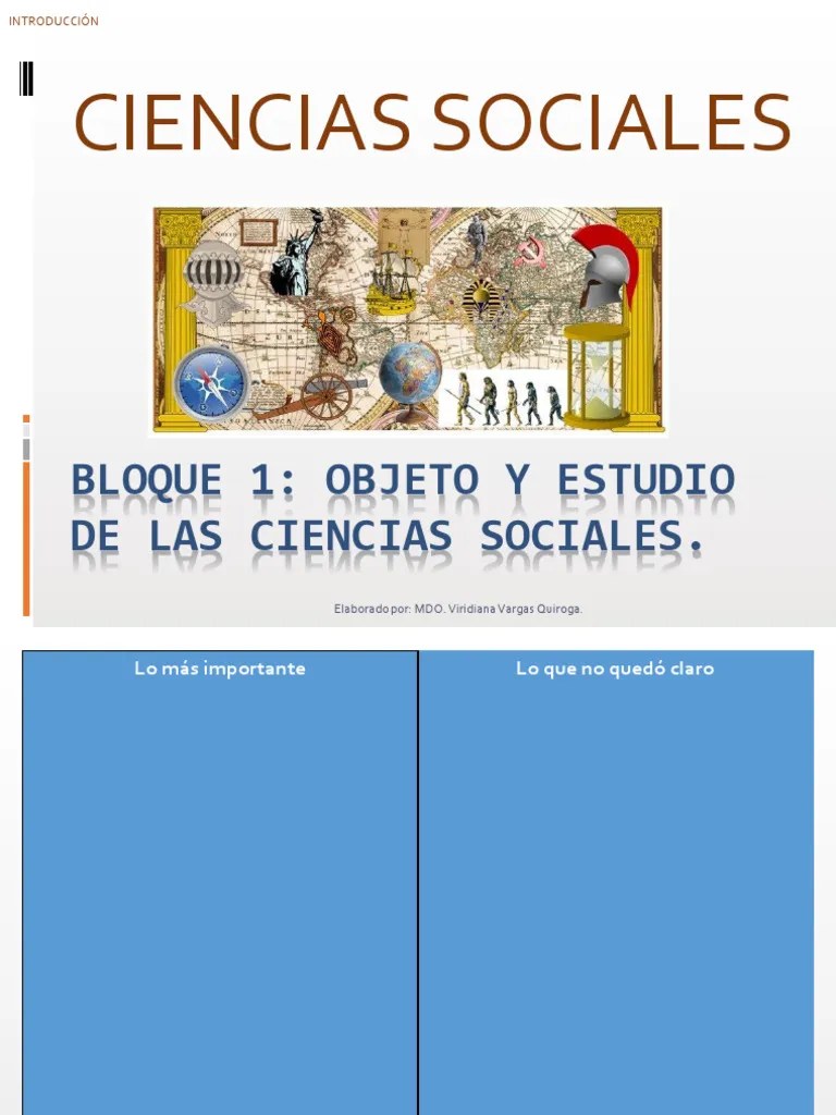 Bloque 1. Ciencias Sociales | PDF | Sociedad | Historiografía