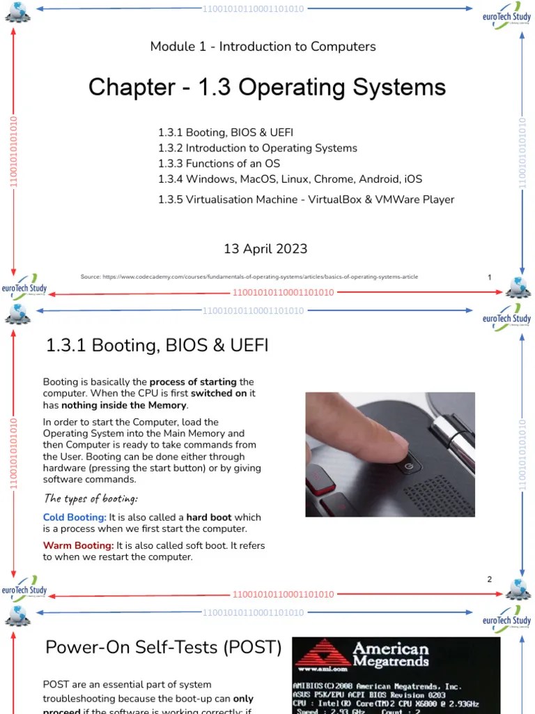 Chapter 1.3 Operating Systems 1 - Windows, MacOS, Linux, Chrome ...