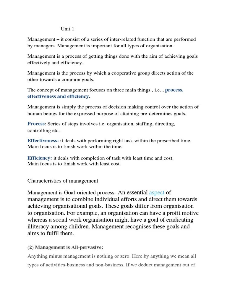 Unit 1 Mis Bba Notes | PDF | Information System | System
