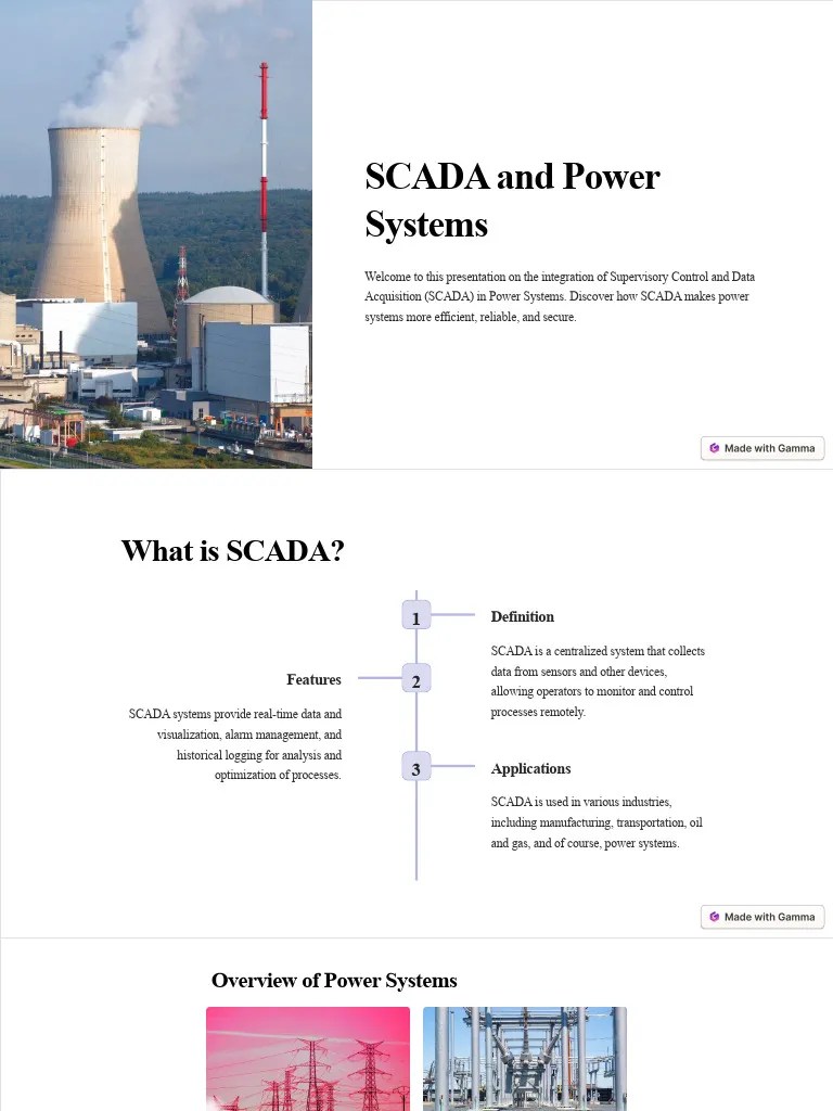 SCADA And Power Systems 1 | PDF | Scada | Smart Grid