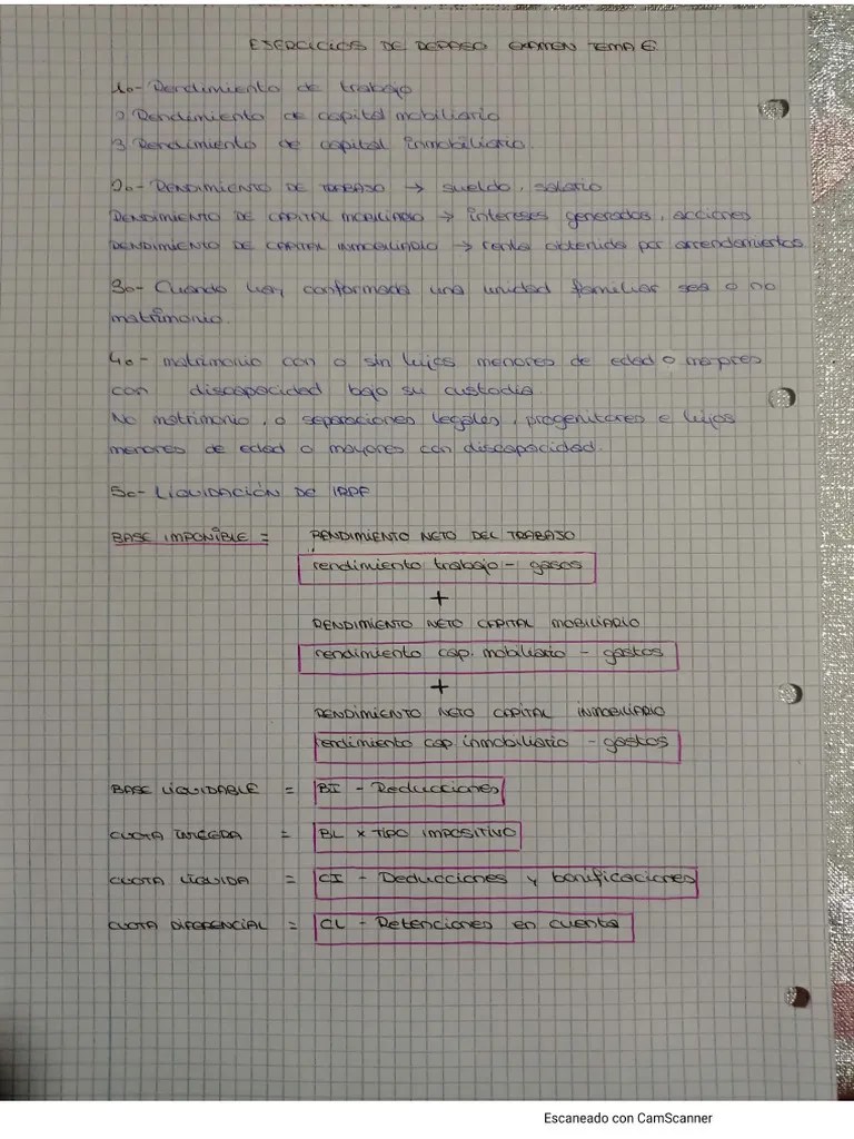 Ejercicios Repaso Examen Tema 6 | PDF